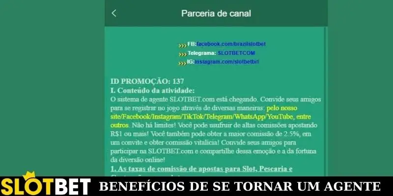 Benefícios de se tornar um agente